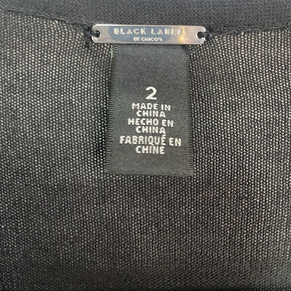 Chicos Black Label, dress over piece. Very drapey and flowey. - Picture 2 of 5